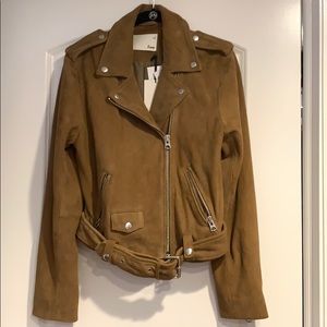 Gorgeous suede biker jacket NWOT